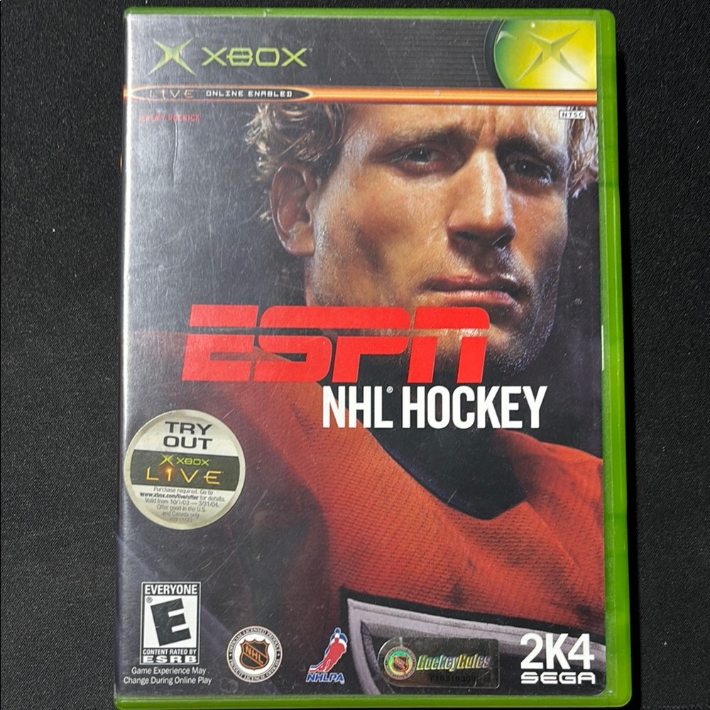ESPN NHL 2K4 Hockey Xbox